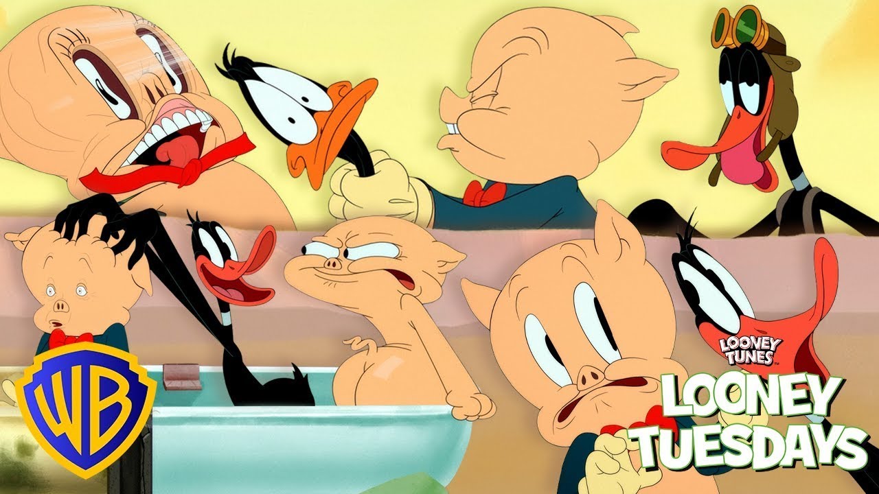Porky Pig & Daffy Duck being the SILLIEST of billies 🦆🐷  | Looney Tuesdays | @wbkids
