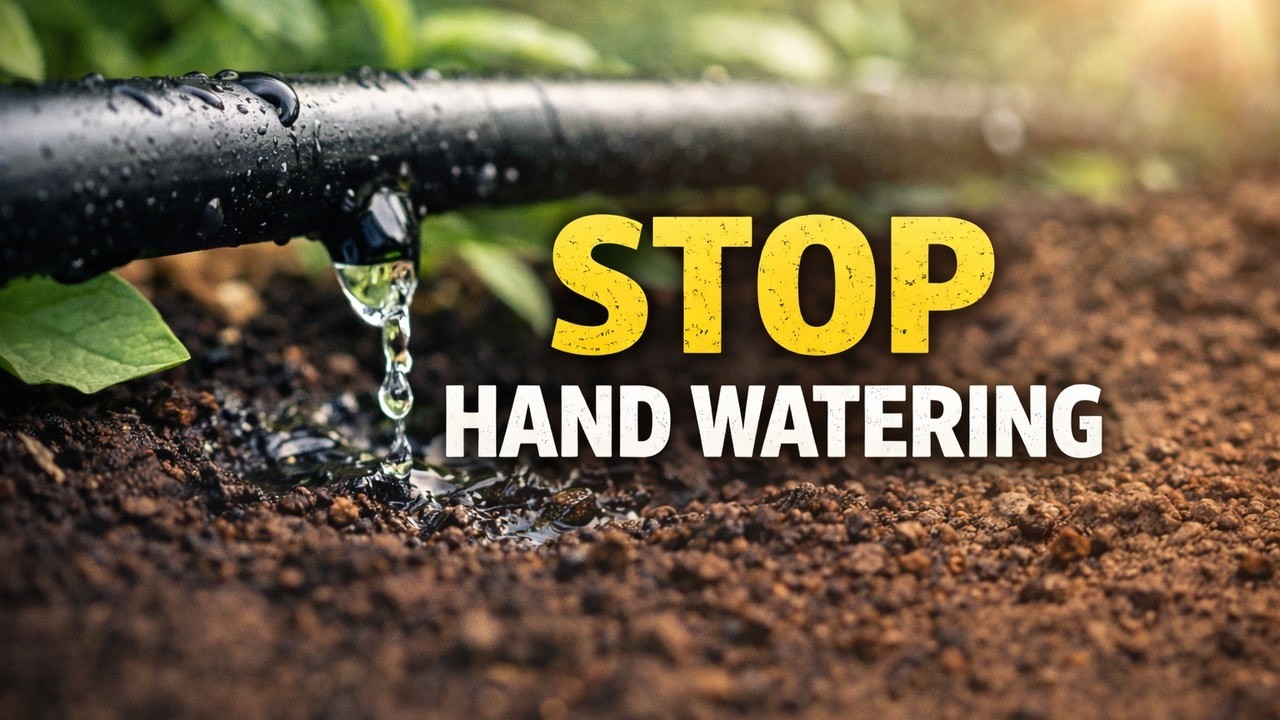 $20 DIY Drip Irrigation for a Backyard Garden (Step-by-Step)