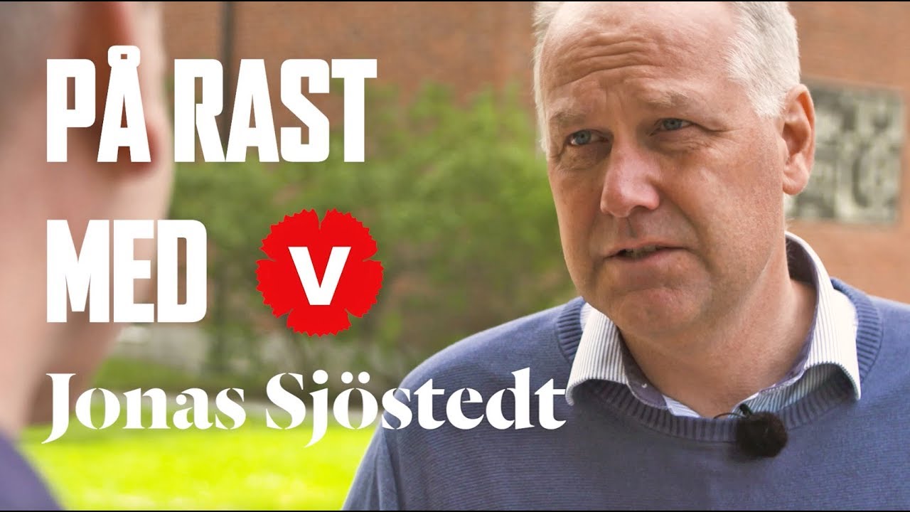 På rast med Jonas Sjöstedt