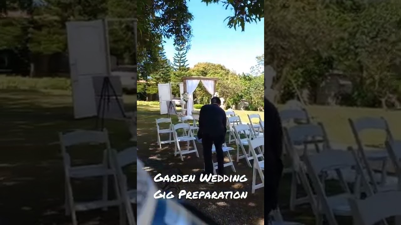 Garden Wedding Gig At Savanah Farm Tagaytay