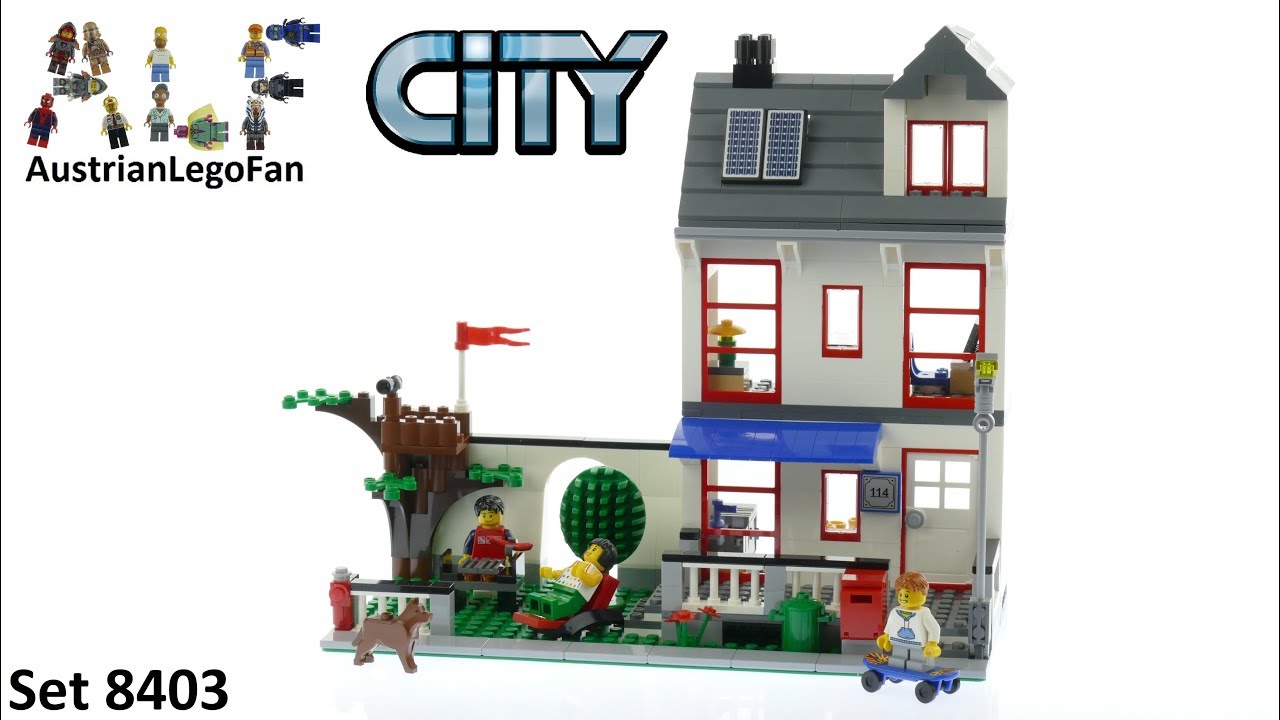 Lego City House - LEGO 8403 Speed Build