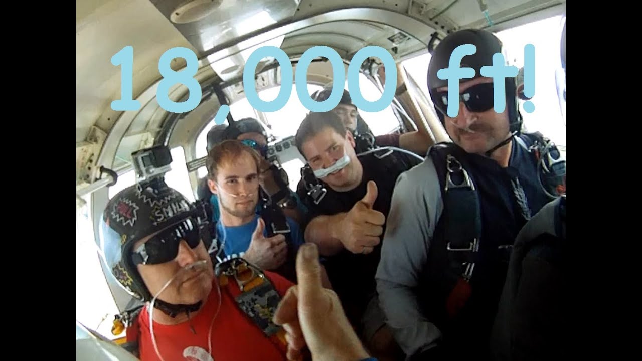 High Altitude Skydive - 18,000 ft