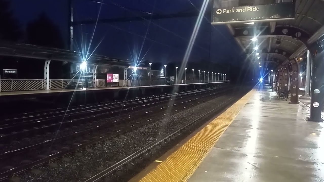 Amtrak 55 Vermonter With Phase 7 Amfleet & Northeast Regional 136 at Hamilton, NJ