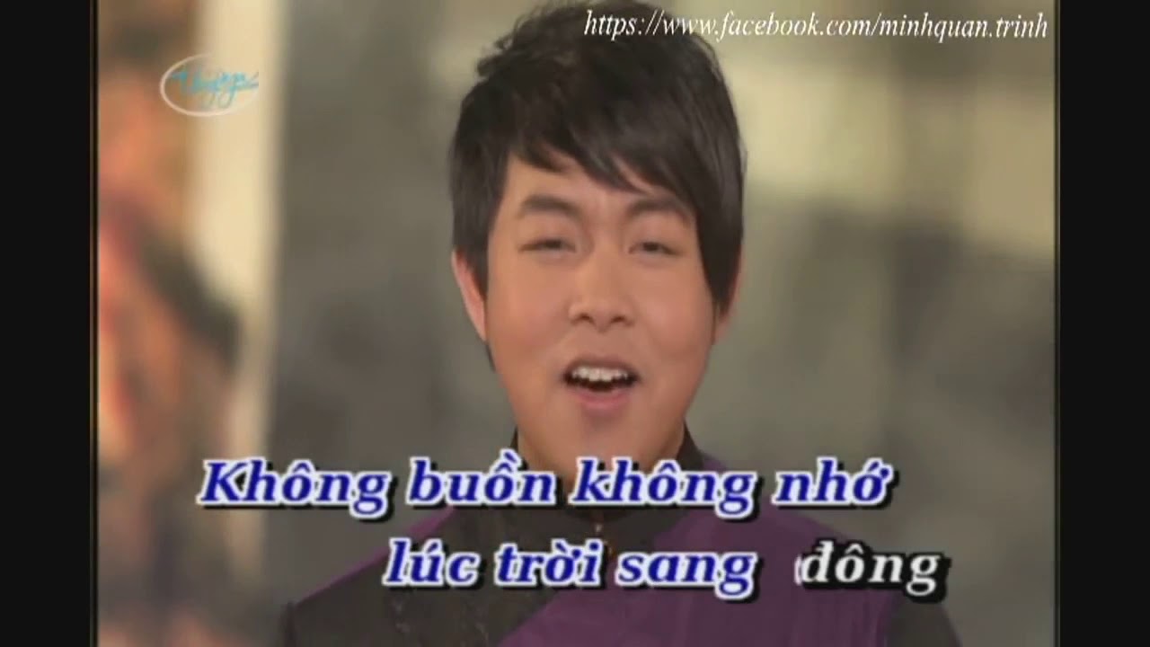 Karaoke Người Em Vỹ Dạ hạ tone | Quang Lê (-2 Tone)