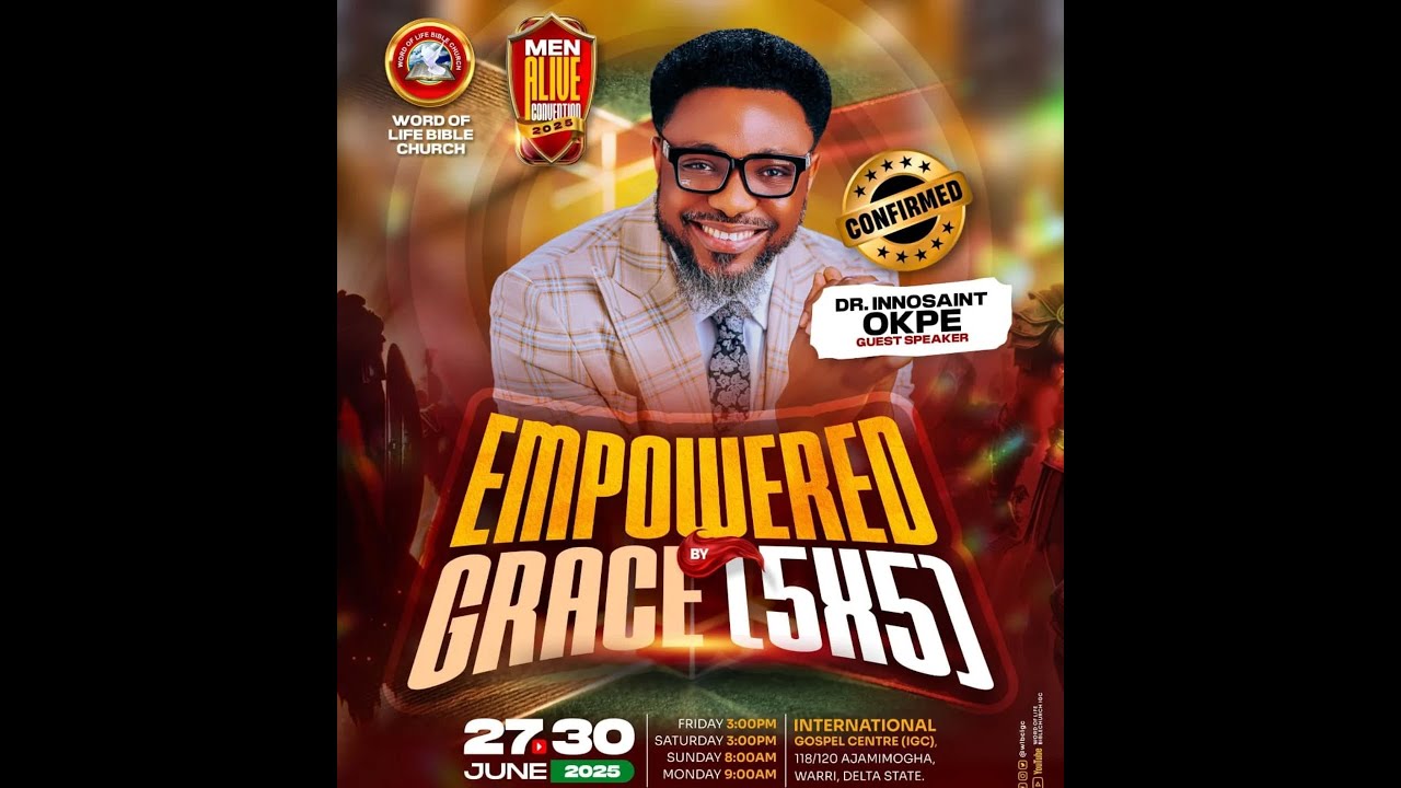 Men Alive Convention Day 3 With Dr. Innosaint Okpe 29.06.2025