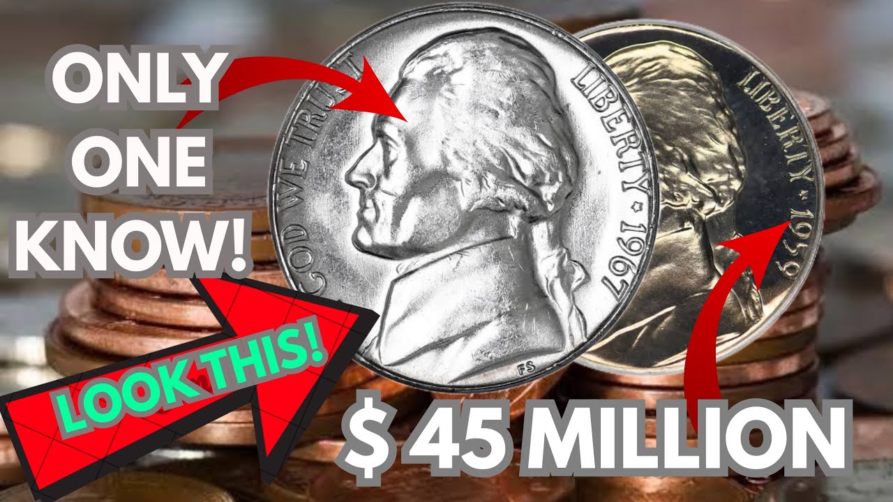 Jefferson Nickel Value 1959–1967 | Deep Coin History & Collectors Insight#money #numismatics