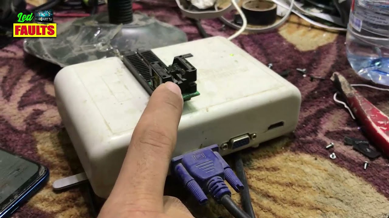 Led tv software install by Flash Memory IC - Step by Step