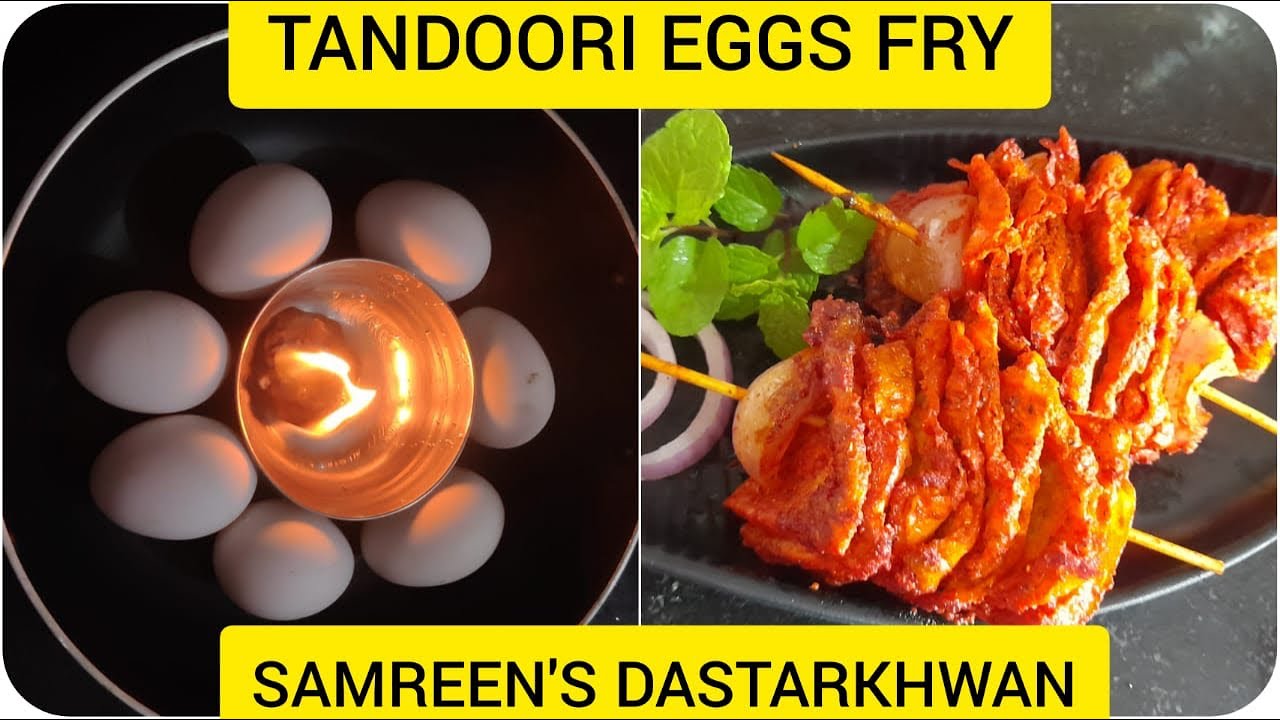 How To Cook Tandoori Anda (Eggs )Fry At Home | Eggs Tikka | Without Oven Unique And Easy Recipe