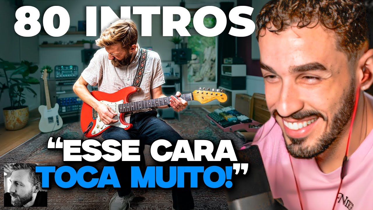 TOP 80 MELHORES INTROS DE GUITARRA DA HIST&Oacute;RIA! | REACT PAUL DAVIDS