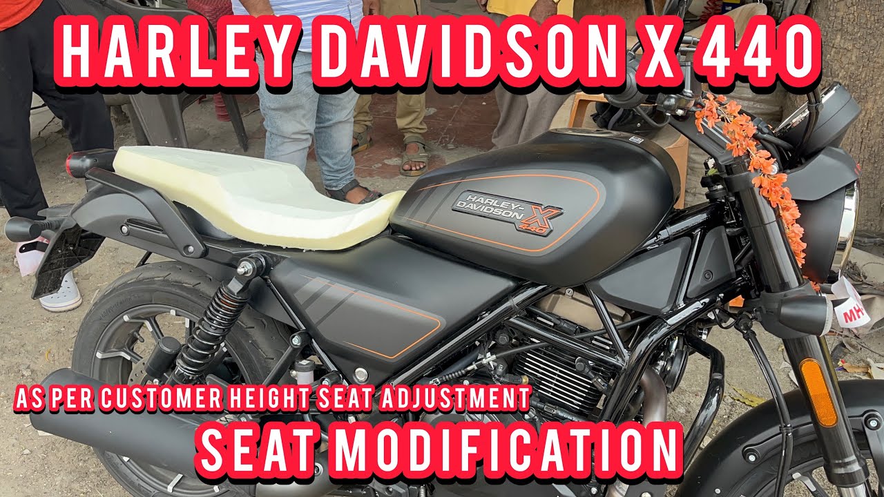 Harley Davidson X 400 seat Modification @pawarseatcovers