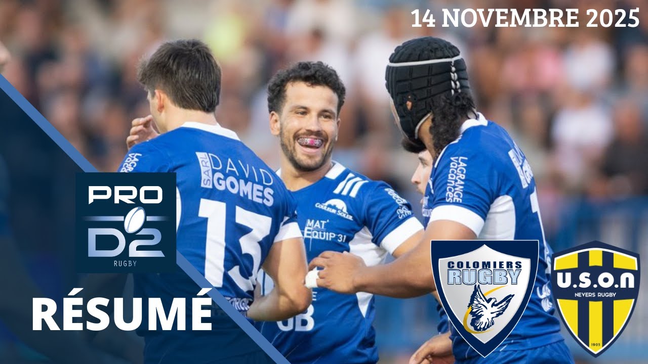 Pro D2 J11 : le r&eacute;sum&eacute; de Colomiers vs Nevers - Saison 2025/26