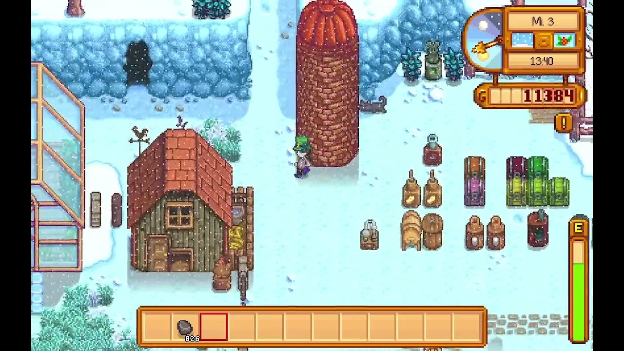 Stardew Valley en Alemany - Dia 3 d'hivern, any 1
