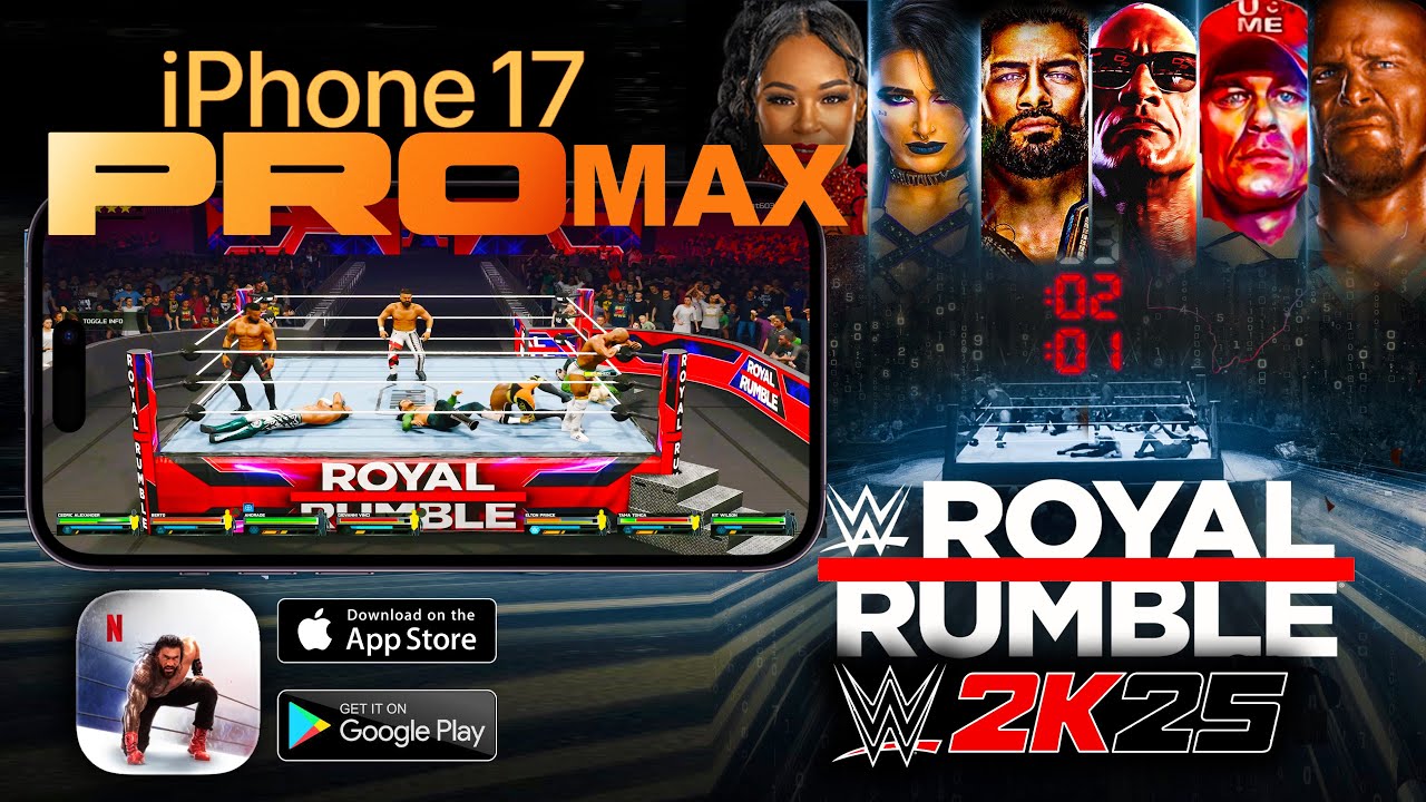 WWE 2K25 Mobile New Royal Rumble Gameplay (iOS, Android)