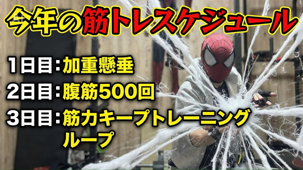 極限懸垂日目　毎日筋トレ790日目　Everybody Workout　スパイダーマン  Spider-Man