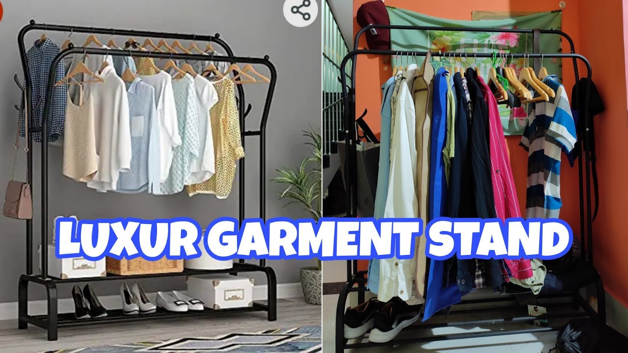 Lukzer Multipurpose Garment Stand Assembly and Review!