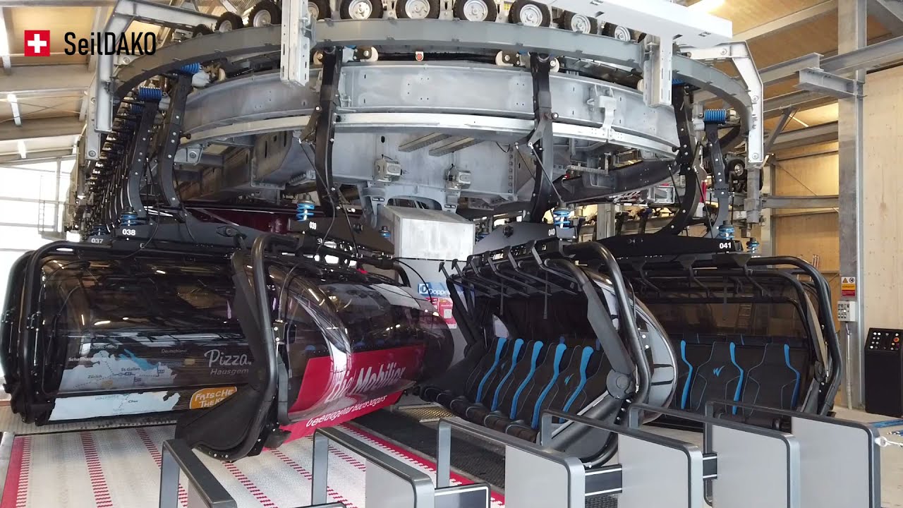 Eine D-Line im Toggenburg | 6-CLD-B Freienalp, Wildhaus CH | SeilDAKO - Seilbahntechnik