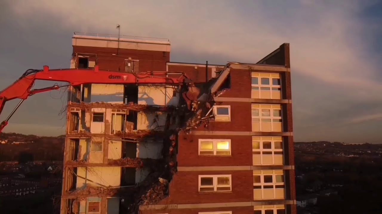 DJI Mini 2 | Dudley Woods & Netherton Flats Demolition | Andy's Antics