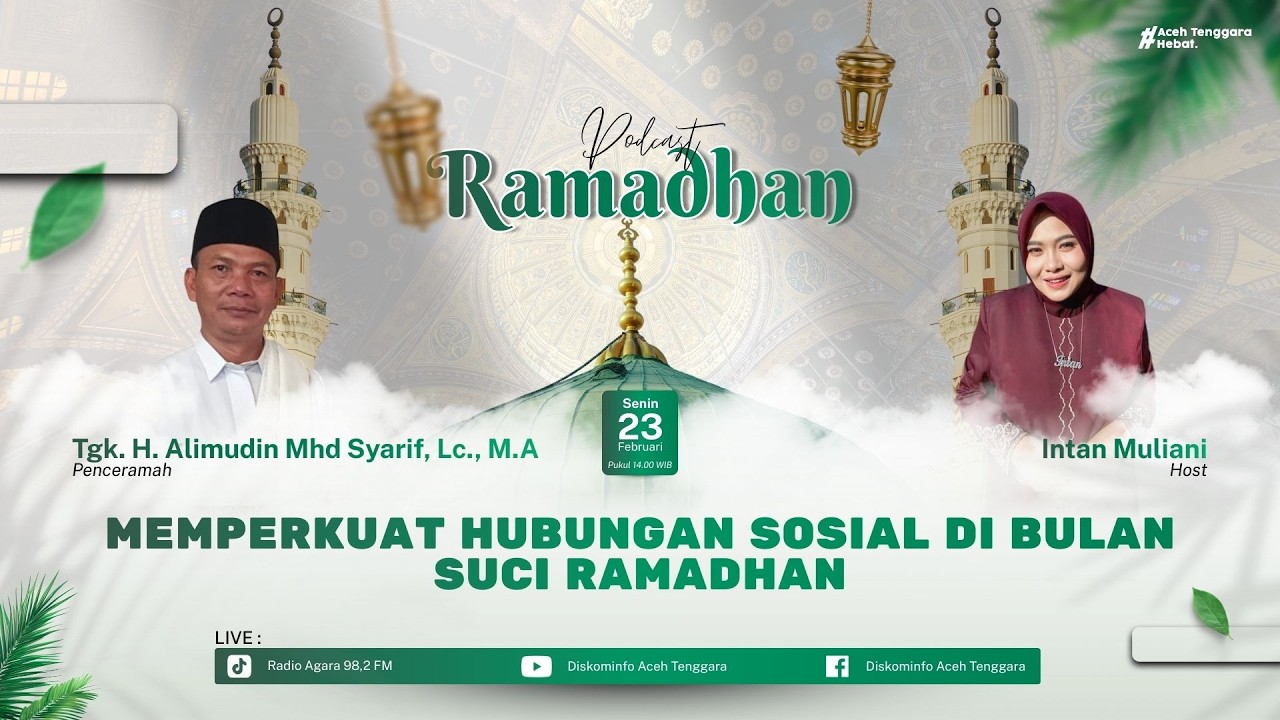 5. Ceramah Ramadhan Bersama Tgk. H. Alimudin Mhd Syarif, Lc., M.A