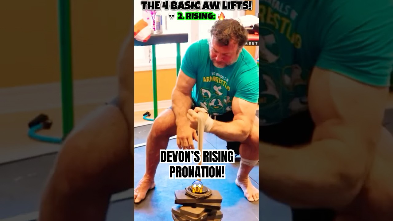 Rising Pronation: Devon Larratt Teaches the 4 Basic Armwrestling Lifts!🔥#devonlarrat #armwrestling