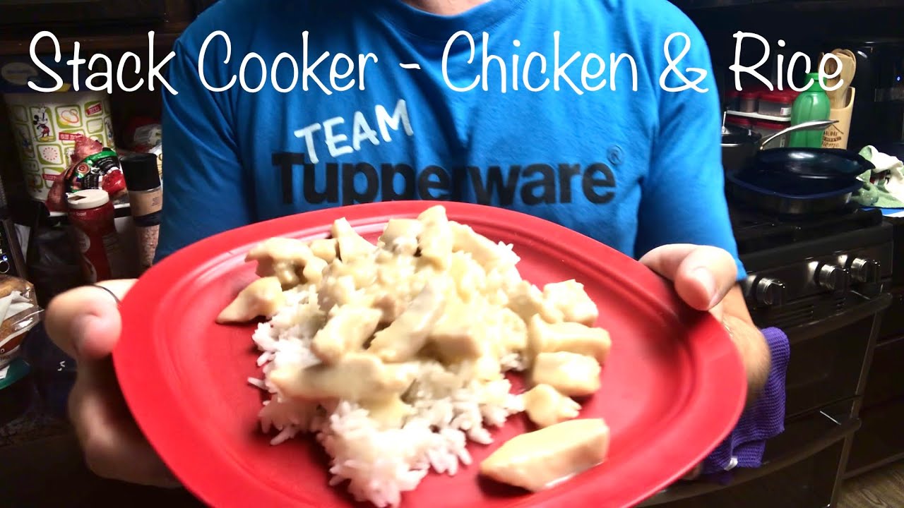 TWBoys - Tupperware Stack Cooker - Chicken & Rice