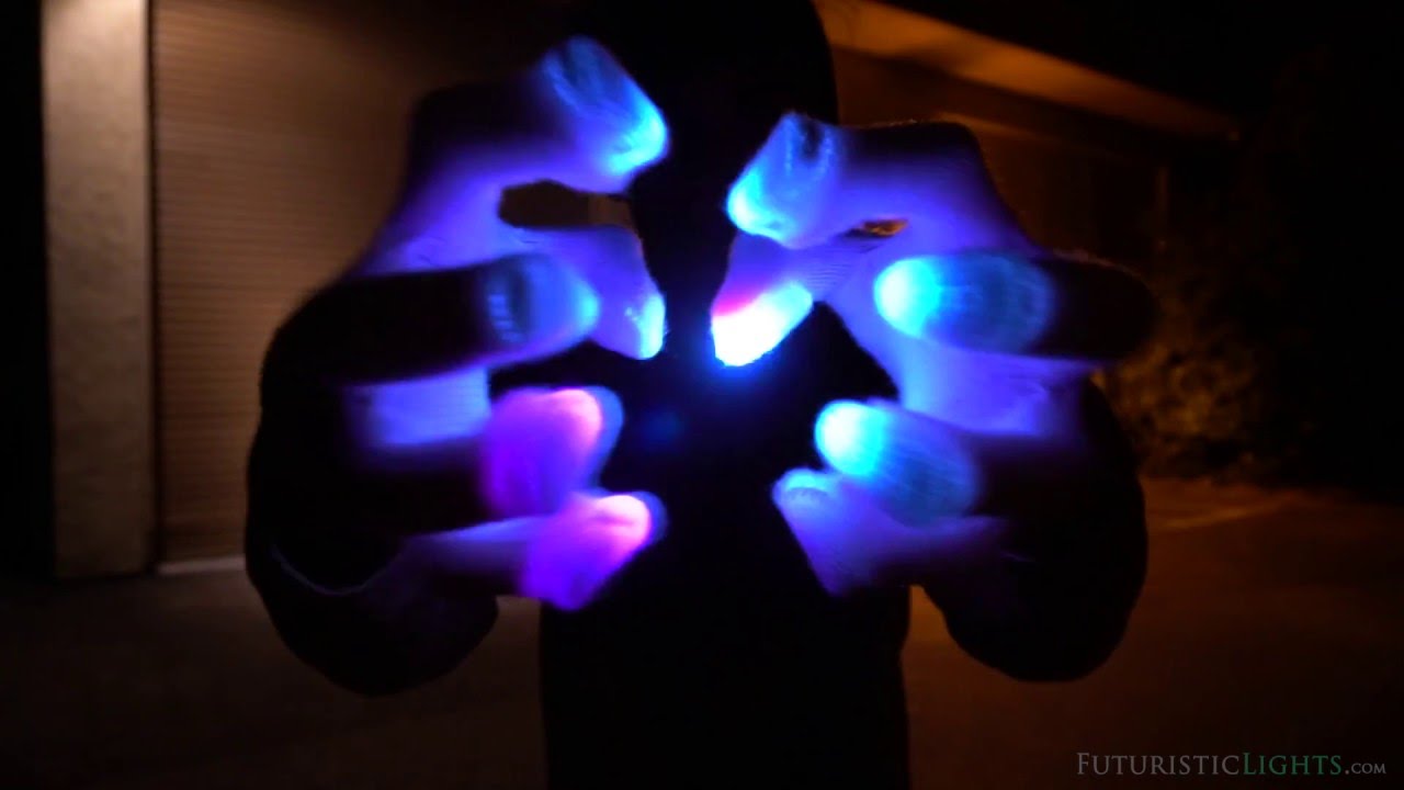 I Hear You Now My Love, LED Gloves Light Show | Motion Reactive Light Gloves | FuturisticLights.com