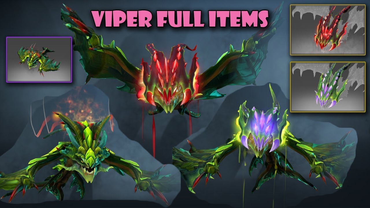 Viper Fervid Monarch - Malefic Drake's Hood of the Crimson Witness Treasure of the Venerable One