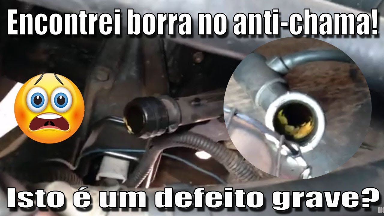 Água no anti-chamas é defeito?