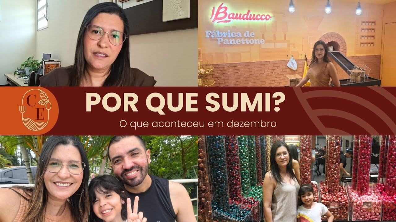 O QUE ACONTECEU? 💔 Por que sumi em dezembro + Passeio na Cacau Show e Bauducco