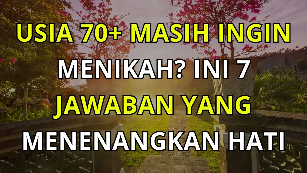 Menikah Lagi di Usia 70+? Ini 7 Jawaban Bijak Agar Tetap Bahagia dan Tenang di Usia Senja