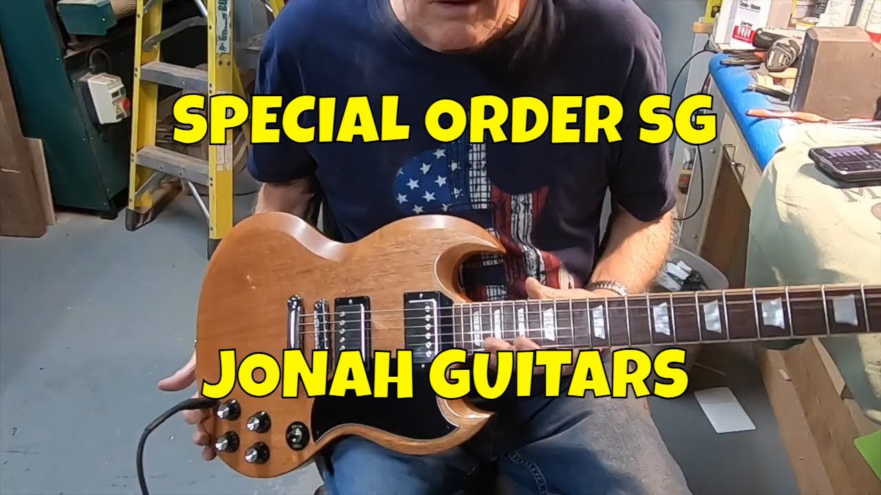 Индивидуальная отделка SG, гитары JONAH
