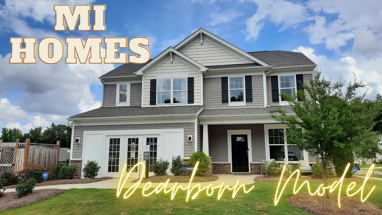 Dearborn model. New homes in Charlotte NC. MI Homes.