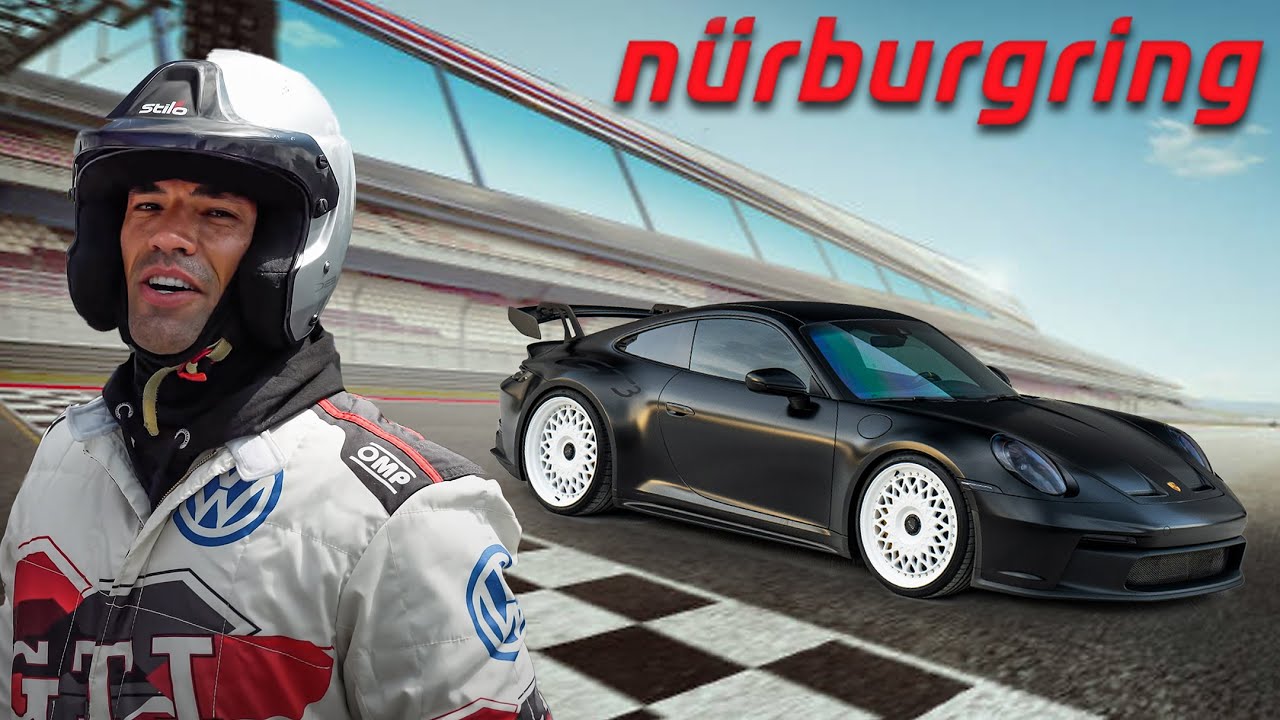 CU PORSCHE PE NURBURGRING !!!