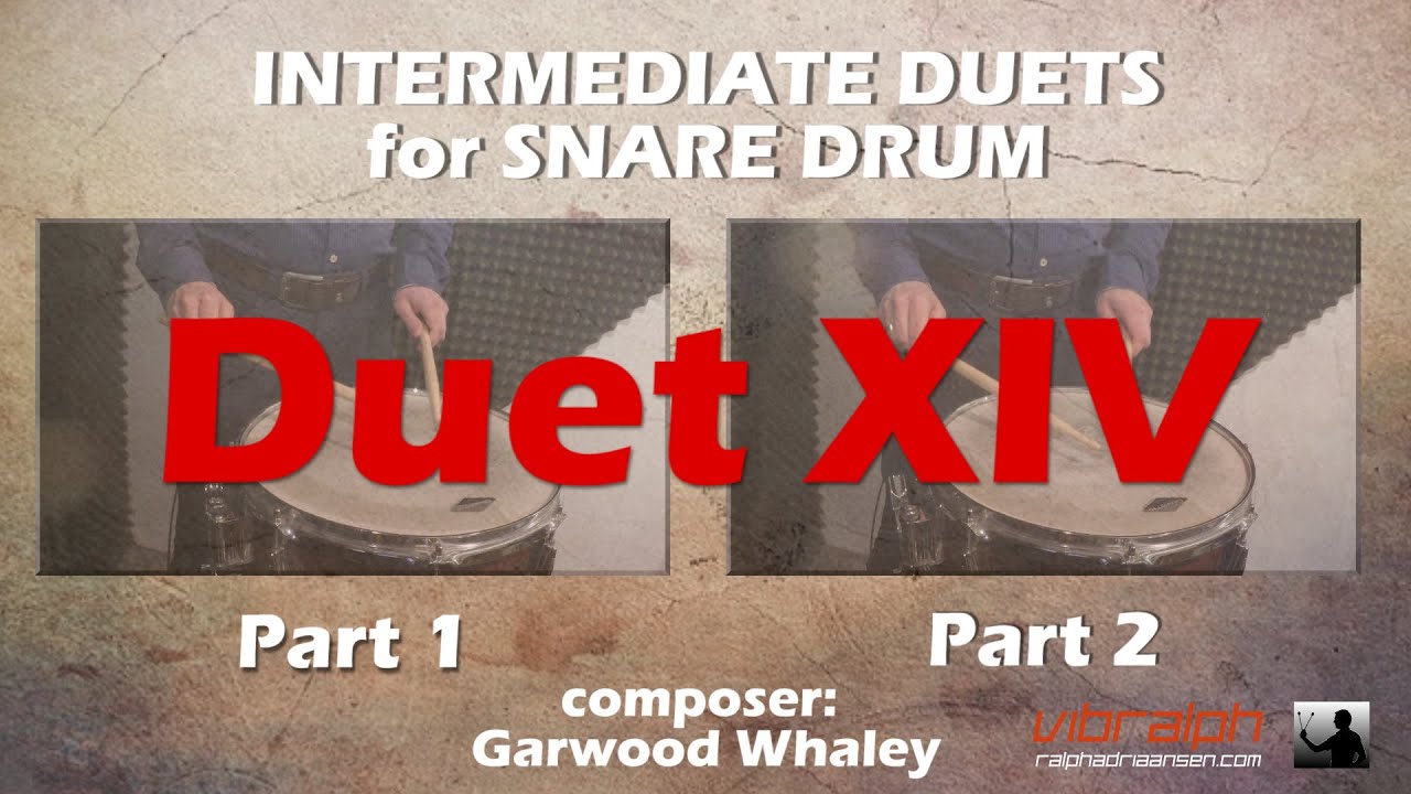 Intermediate duets for snare drum - Duet 14