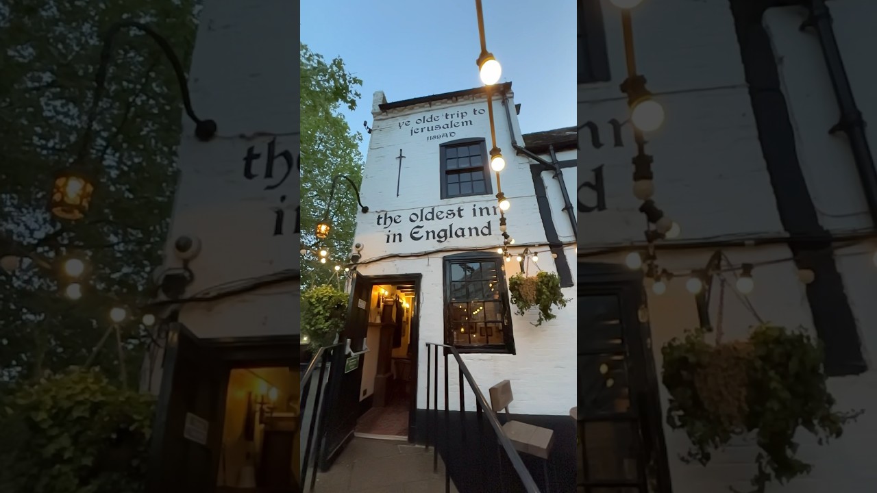 The Oldest Pub in England! With @TheCraftBeerChannel #history #nottingham #pub