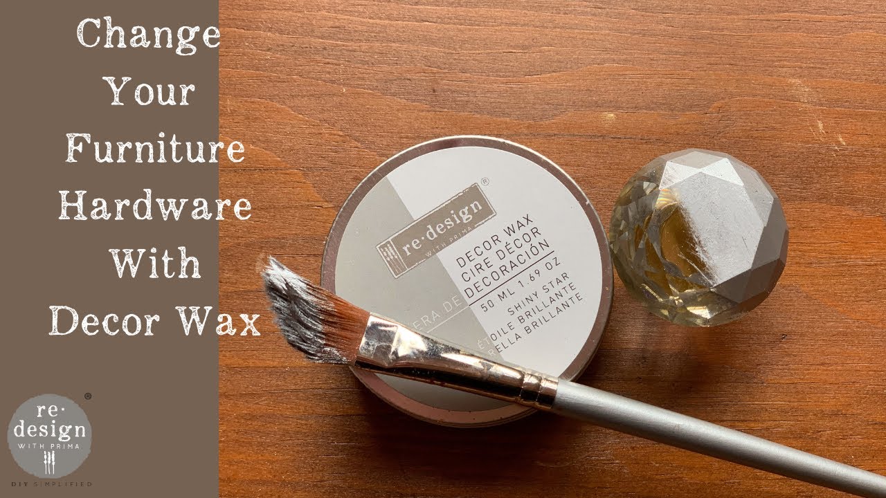Use Decor Wax To Update Or Change Furniture Hardware