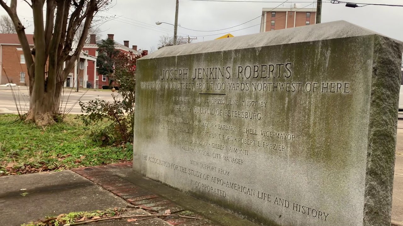 The First President of Liberia Joseph Jenkins Roberts' Petersburg, Virginia Story