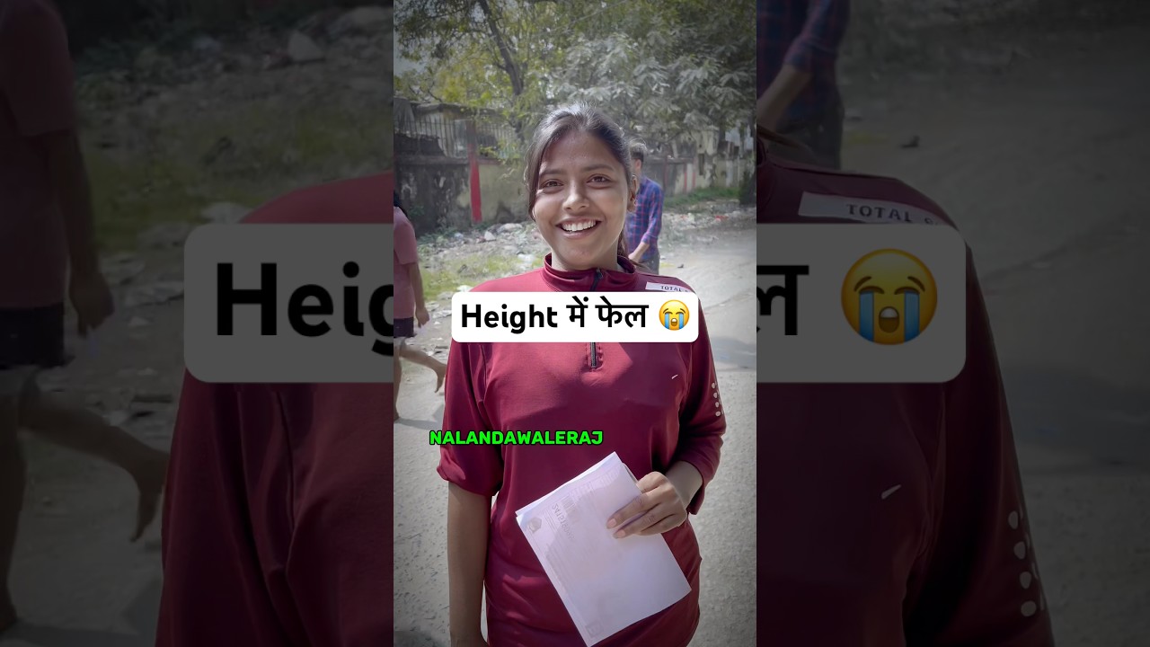 Bihar Police fails in height 😭💔 #biharpolice21391 #biharpolice #heartbroken #shorts