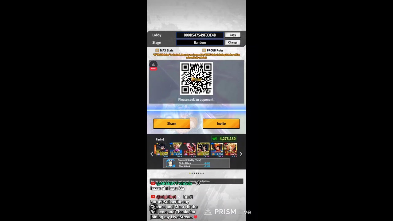 db legends live stream friendly pvp battle i hope you enjoy my live like and subscribe my channel♥️♥