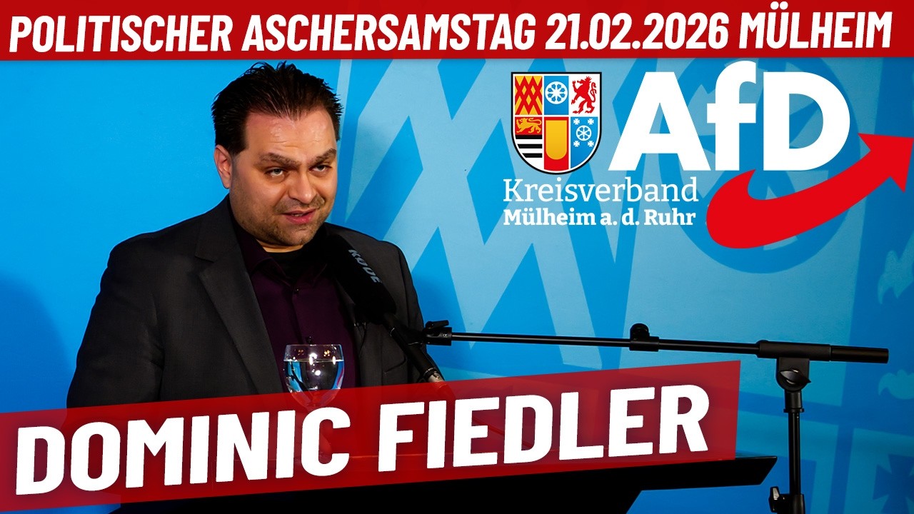 Dominic Fiedler - pol. Aschersamstag 2026 AfD KV Mülheim