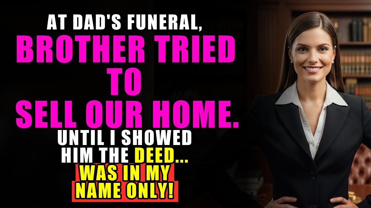 At My Dad’s Funeral, My Brother Announced He’d Sell Our Family Home to Pay His Gambling Debts—Until…