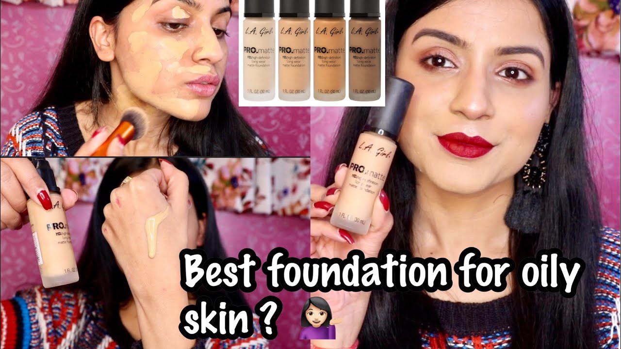 LA Girl Pro Matte Foundation Review | LA Girl Pro Matte Foundation on Indian Skin Light Tan