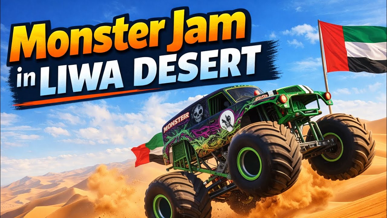 Monster Jam in LIWA Desert