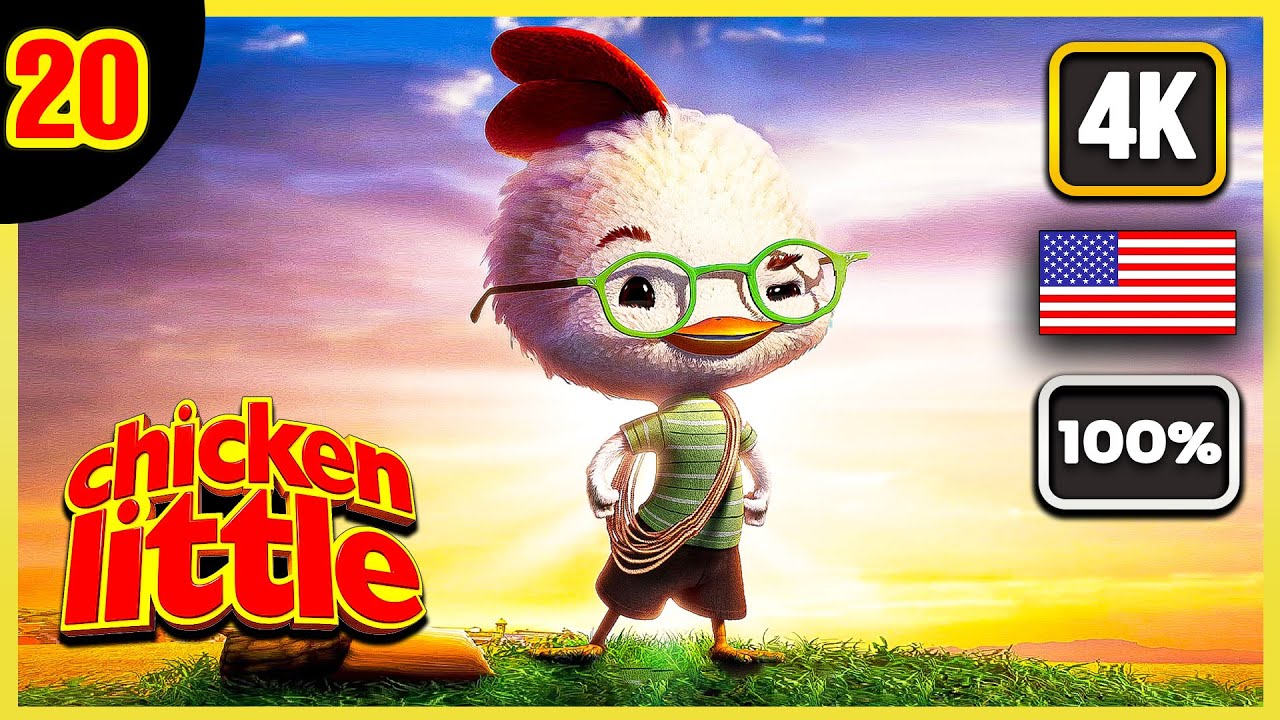 Chicken Little 100% Walkthrough - Level 20 : Space Simulator 3 | All 5 Collectibles [4K 60ᶠᵖˢ]