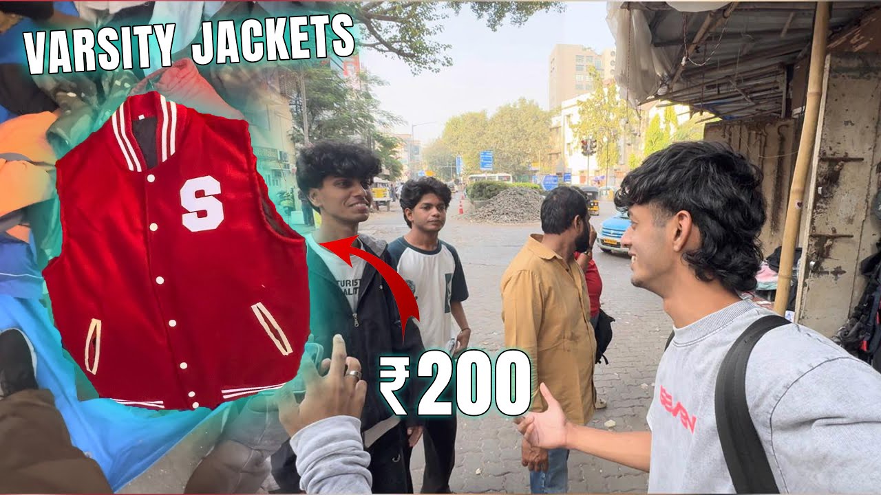 Thrifted Varsity Jacket under ₹200 | Winter jackets | Mihir Zenex