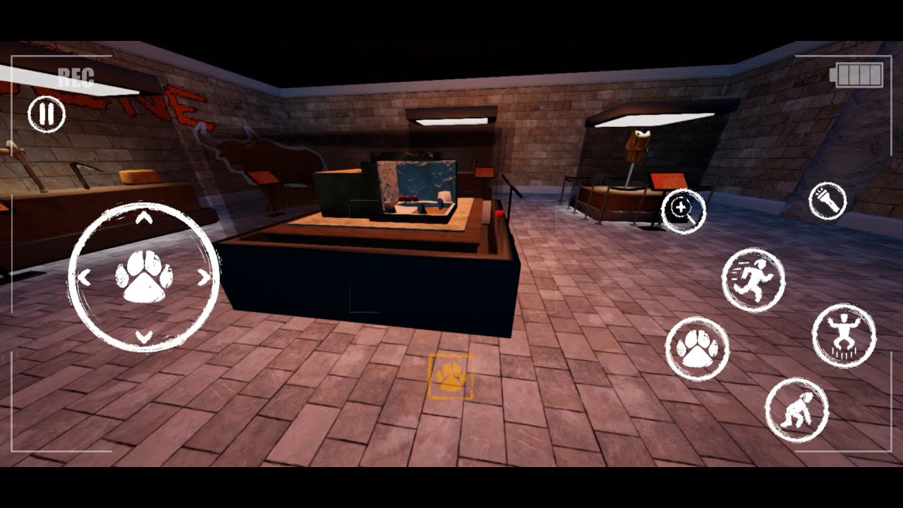 Night of the Extinct (-by SNIker) - free offline horror game for Android - gameplay.