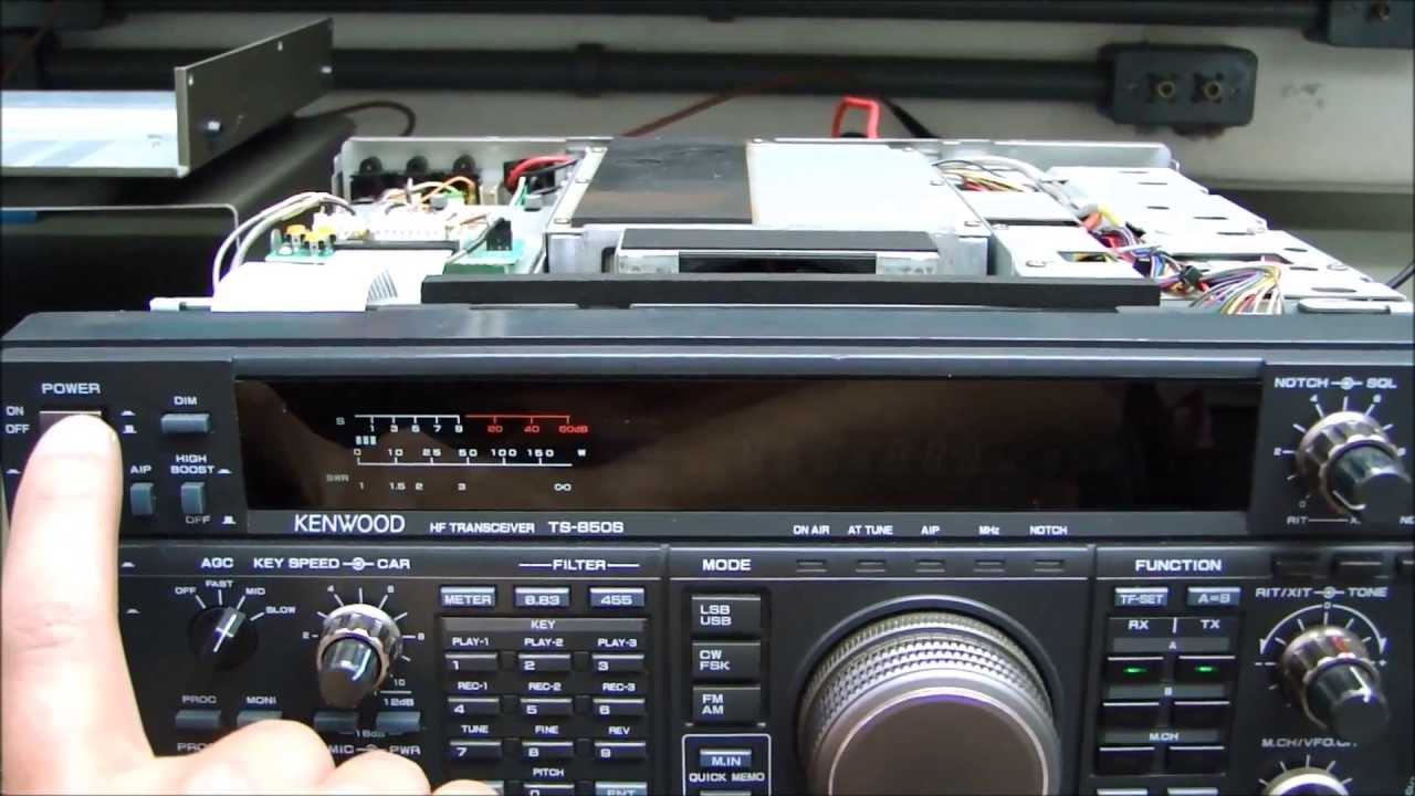 KENWOOD TS-850S/AT COM O DISPLAY APAGANDO