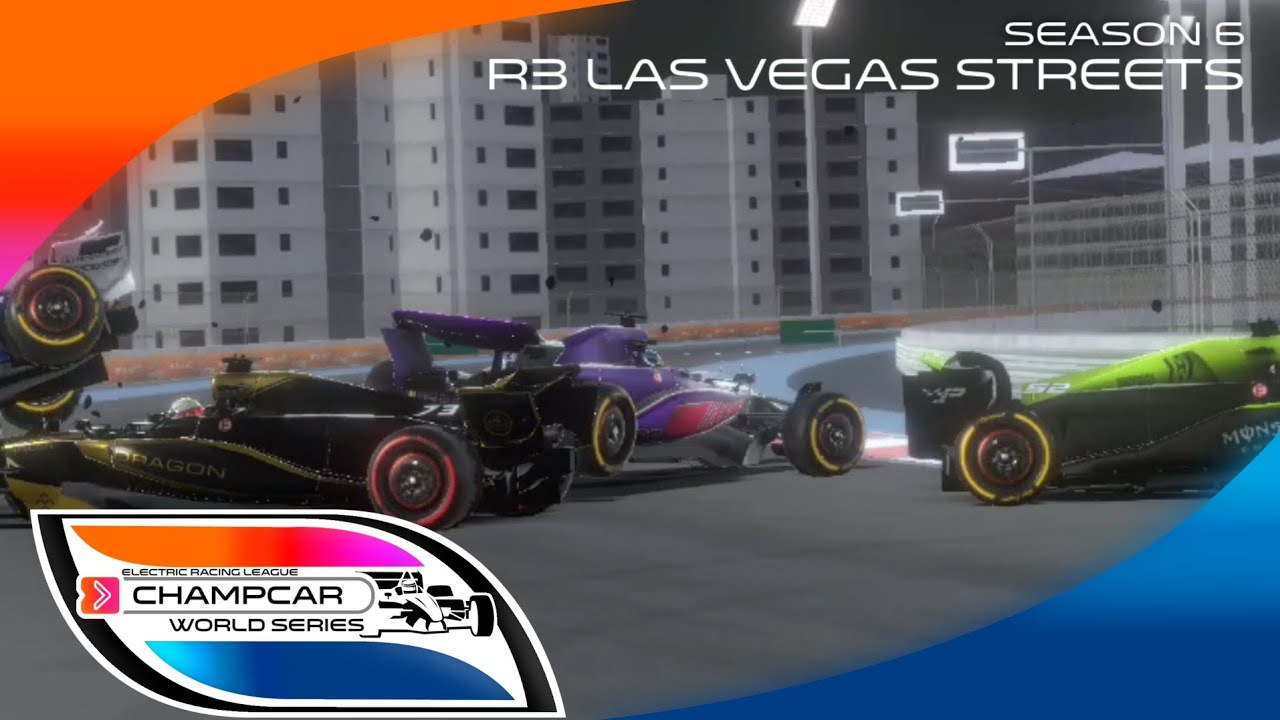 ERL ChampCar World Series | S6 R3 Grand Prix of the Las Vegas Streets