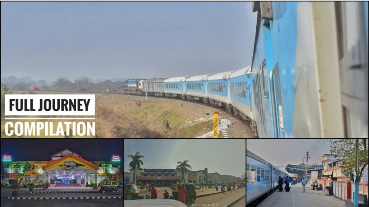 Full Journey Compilation By 12086/ Dibrugarh - Guwahati Shatabdi Express