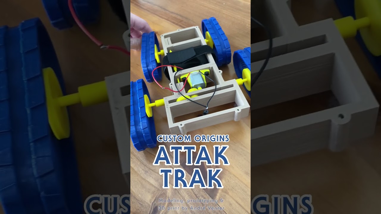 MOTU Origins Custom Attak Trak | 3D Printed Functional Chassis