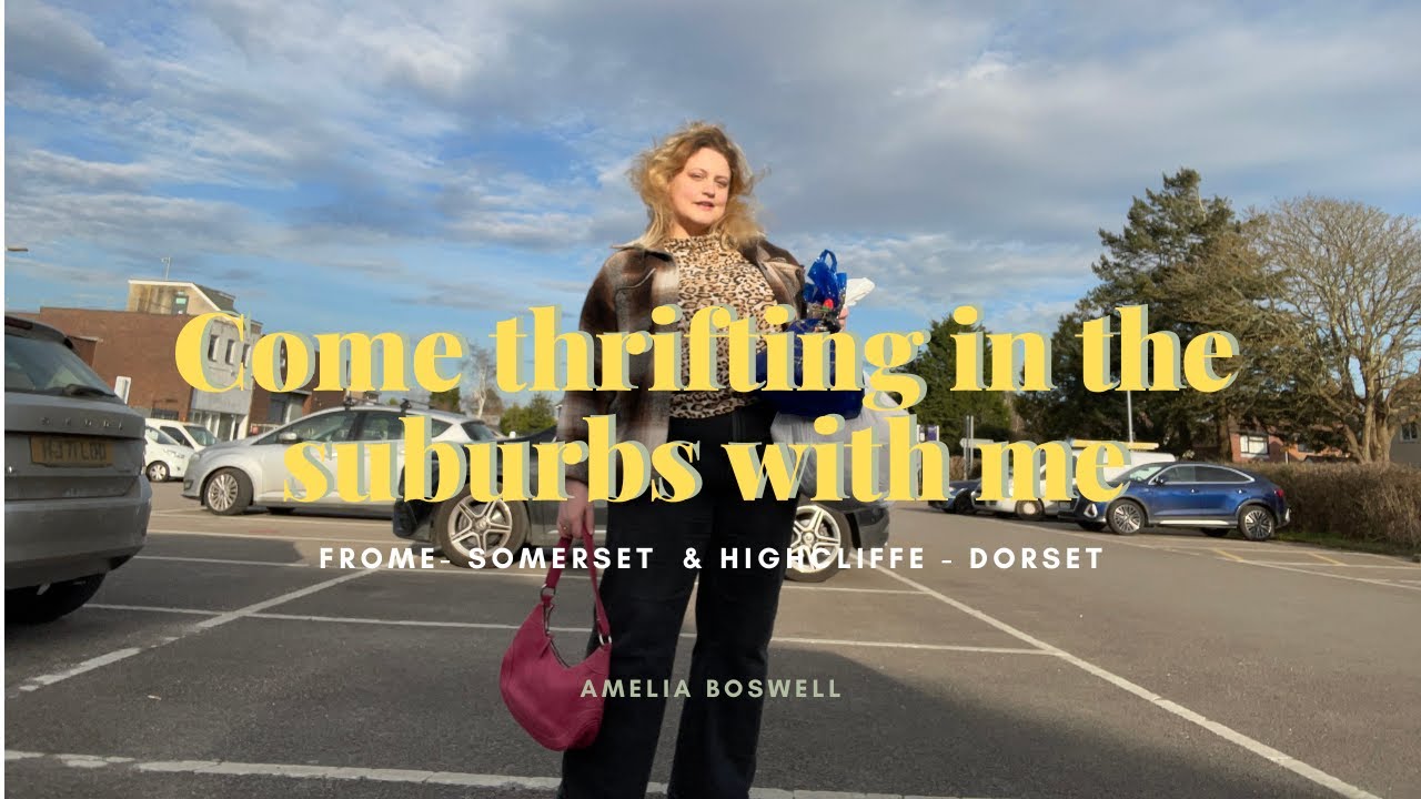 Come #thrifting in the suburbs with me | where  the old people live Frome & Highcliffe   🛍️ 👡 🐇